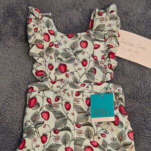 Posh Peanut Strawberry Overalls